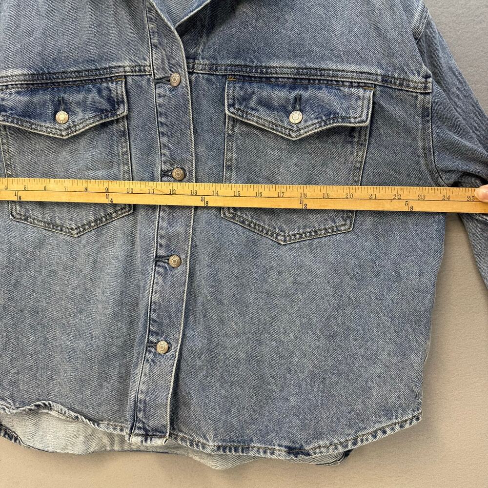 Pistola Denim Shacket Women's XL Blue Pistola Denim Jean Jacket - Picture 9 of 10